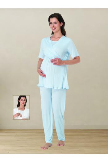 Effortt 3032M Hamile Lohusa Pijama Takımı Effortt 3032M Hamile Lohusa Pijama Takımı